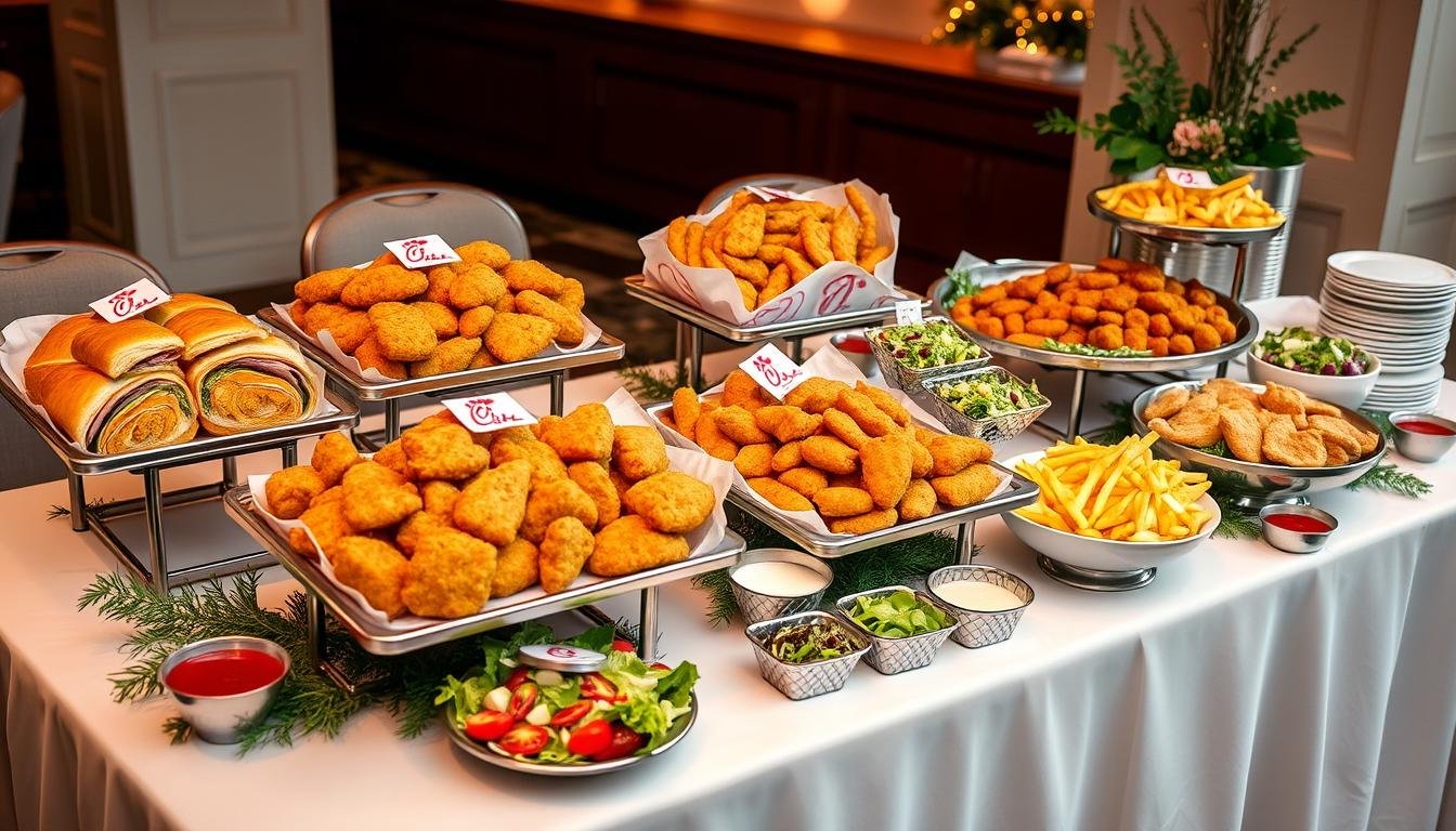 chick fil a catering menu