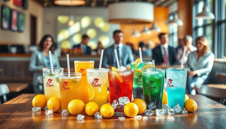 chick fil a drink menu