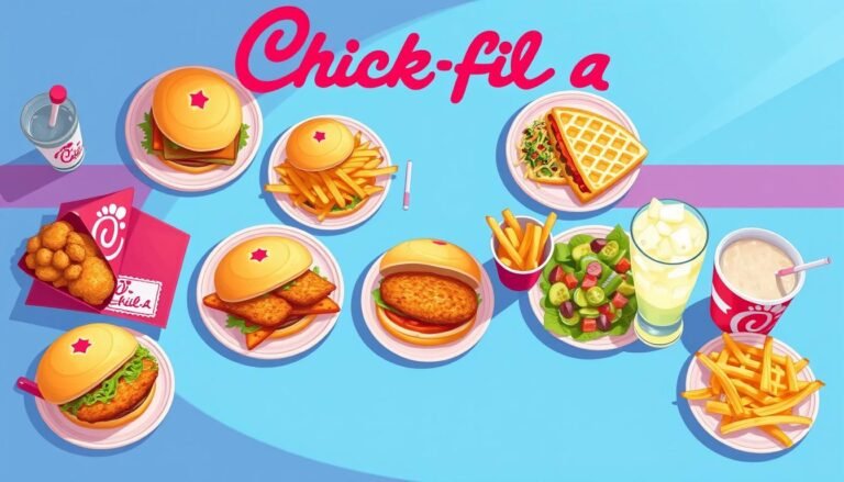 chick fil a little blue menu