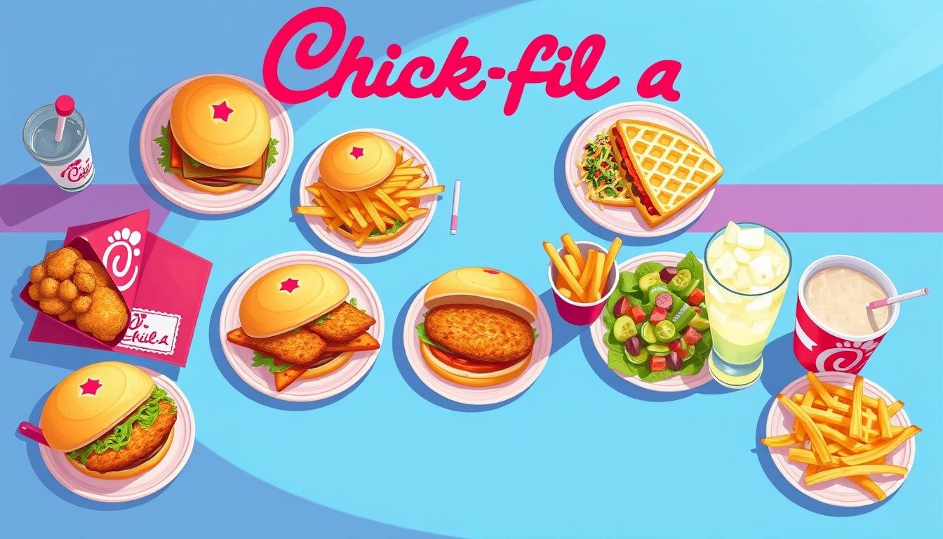 chick fil a little blue menu