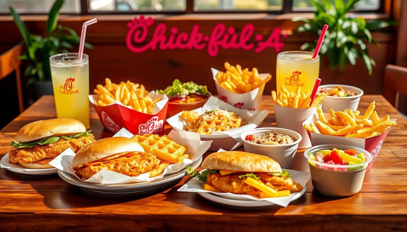 chick fil a lunch menu