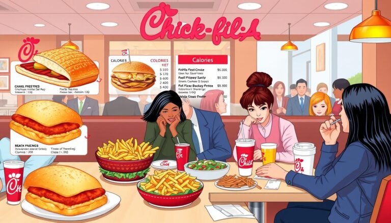 chick fil a menu calories