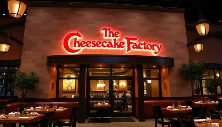 Cheesecake Factory Jacksonville Menu Prices